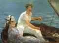 Bateau réalisme impressionnisme Édouard Manet